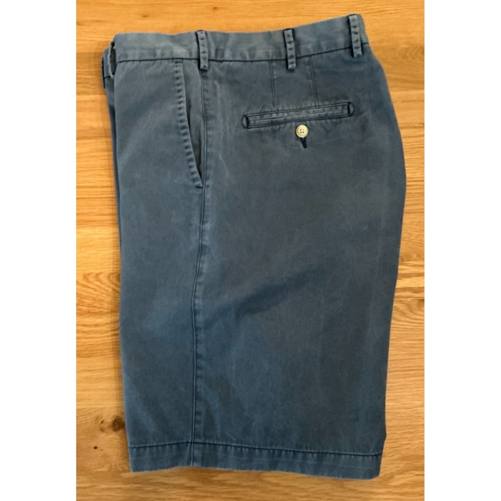 Peter Millar Shorts Mens 34 Slate Blue 9" Inseam Golf Casual - made‎ in Peru